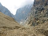 17 Looking Ahead To The U Shaped Valley From Near The End Of The Chhonbardan Glacier Between Glacier Camp And Italy Base Camp Around Dhaulagiri